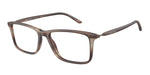 6167 - Matte Stripped Brown / Transparent