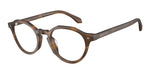 5404 - Striped Brown / Transparent