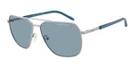 602080 - Matte Silver / Light Blue