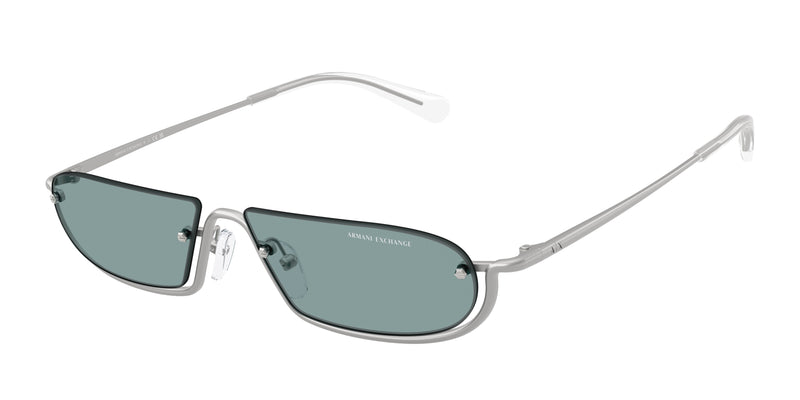 60209C - Matte Silver / Light Blue Mirror Silver Int
