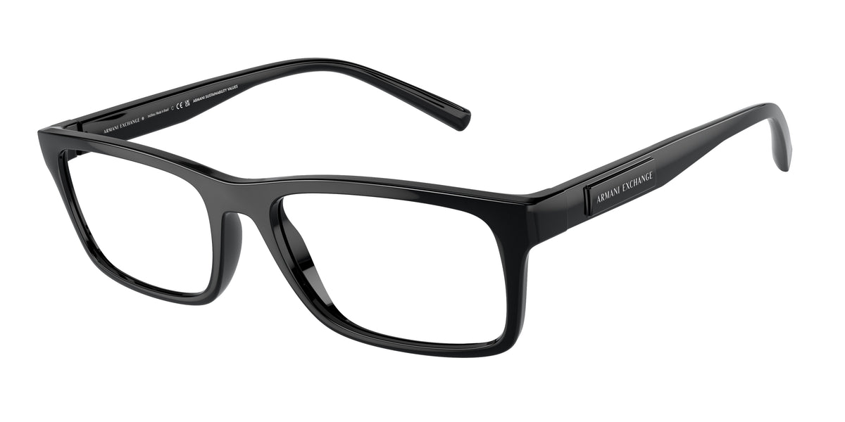 8158 - Shiny Black / Demo Lens