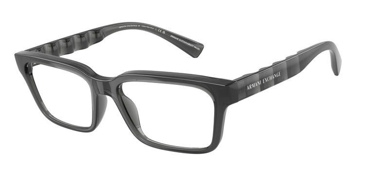 8356 - Shiny Transparent Grey / Demo Lens