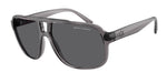 823981 - Shiny Transparent Grey / Grey Polarized