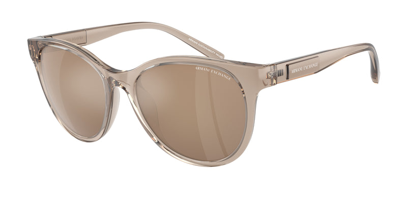 83447P - Shiny Transparent Brown / Brown Mirror Gold