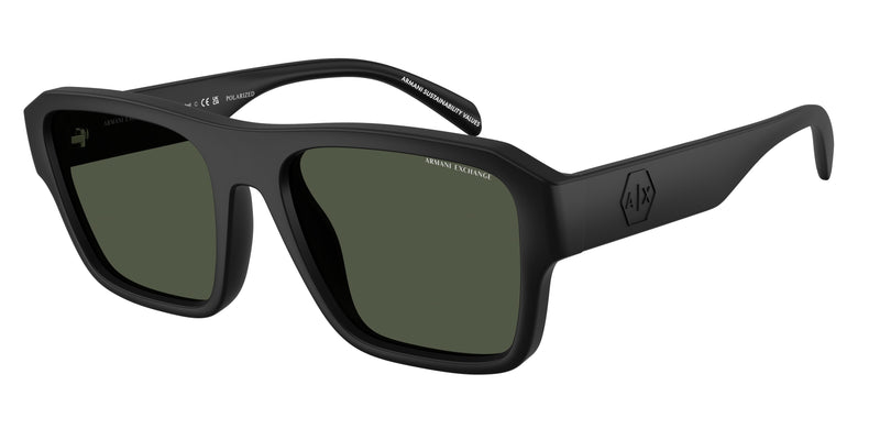 80782J - Matte Black / Polarized Green