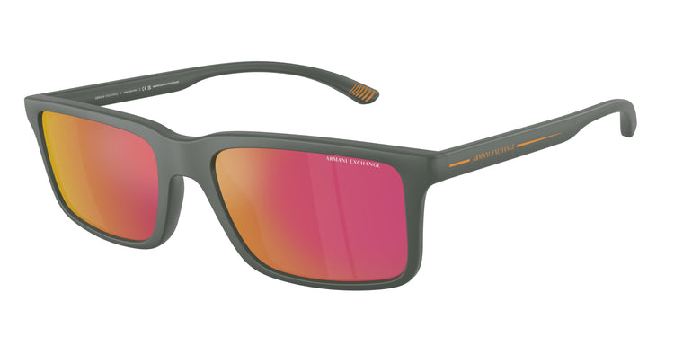 83776Q - Matte Dark Green / Mirror Orange