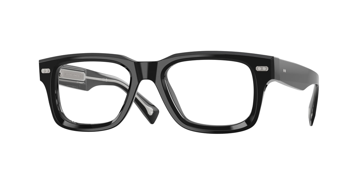 1003 - Nero / Demo Lens Blue Block