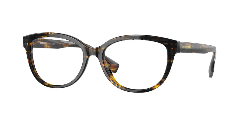 3981 - Top Check/Striped Brown / Demo Lens