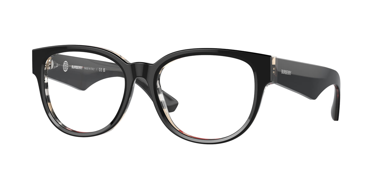 4121 - Top Black On Vintage Check / Demo Lens