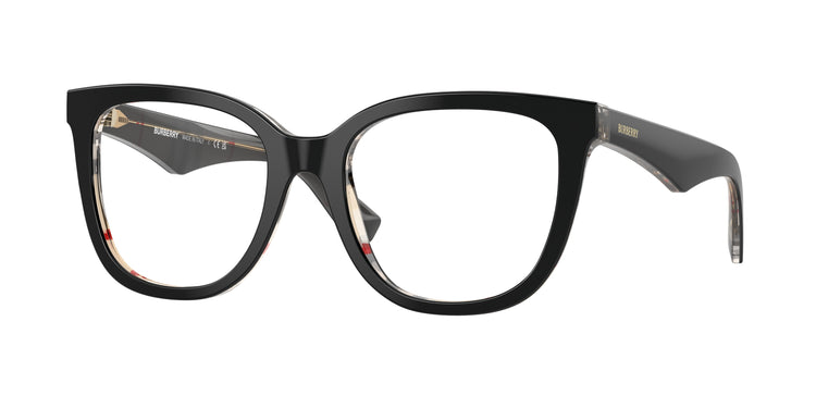 4121 - Top Black On Vintage Check / Demo Lens