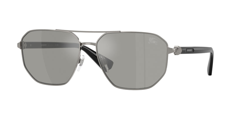 10036G - Gunmetal / Light Grey Mirror Silver