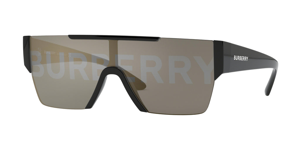 3001/G - Black / Grey Tampo Burberry Silver/Gold