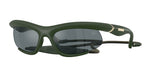 41556G - Rubber Green / Grey Mirror Black