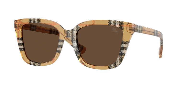 416373 - Check Sand / Dark Brown