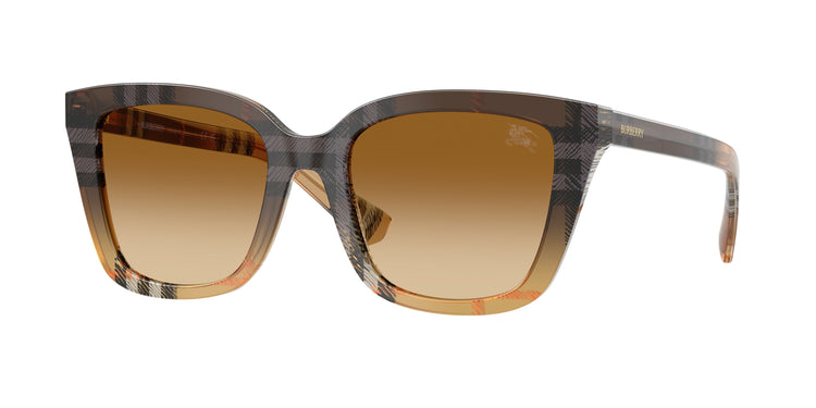 420213 - Check Gradient Sand / Brown Gradient