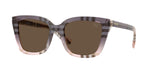 422073 - Check Gradient Rose / Solid Brown