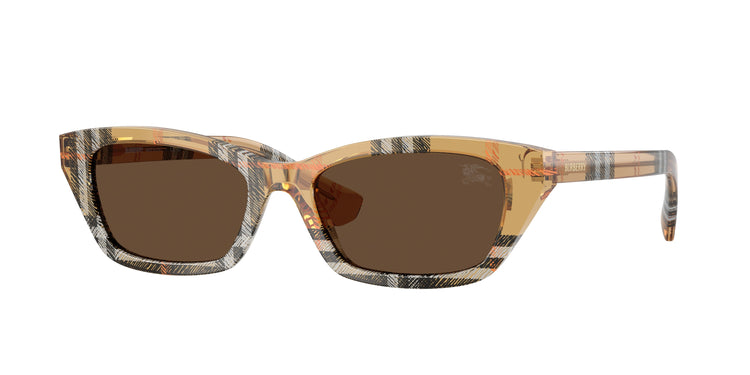 416373 - Check Sand / Dark Brown