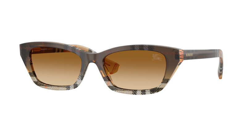 420213 - Check Gradient Sand / Brown Gradient