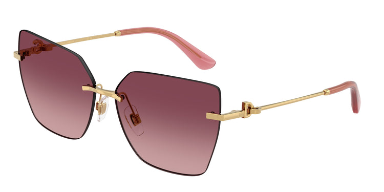 02/8D - Gold / Light Pink Gradient Pink