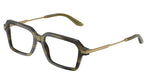 3447 - Striped Olive / Transparent