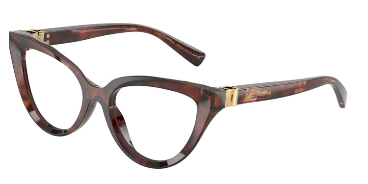 3222 - Dark Red Havana / Demo Lens