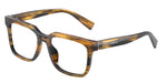 3063 - Striped Brown / Demo Lens