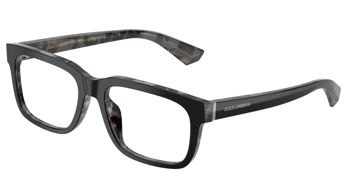 3403 - Black On Grey Havana / Demo Lens