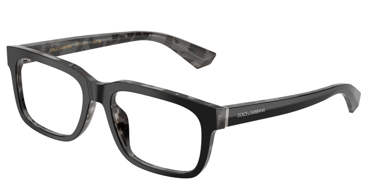 3403 - Black On Grey Havana / Demo Lens