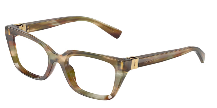 3446 - Striped Ochre / Demo Lens
