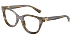3447 - Striped Olive / Demo Lens