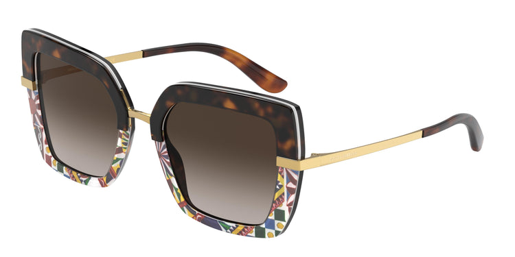 327813 - Havana/Print Carretto / Brown Gradient Dark Brown