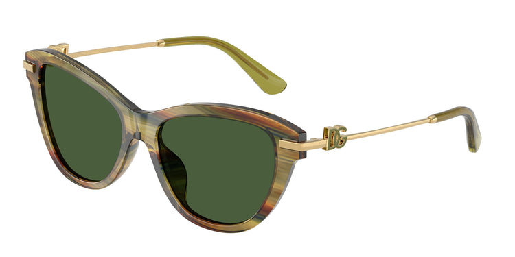 347571 - Striped Green Transparent / Dark Green
