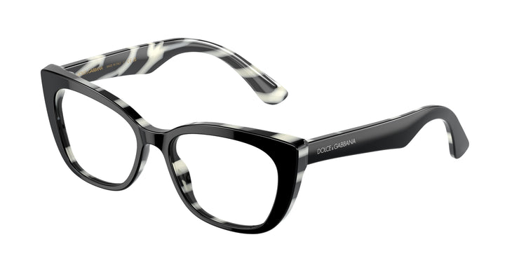 3372 - Black On Zebra / Demo Lens