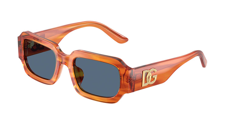 348380 - Transparent Camel/Striped Ginger / Dark Blue