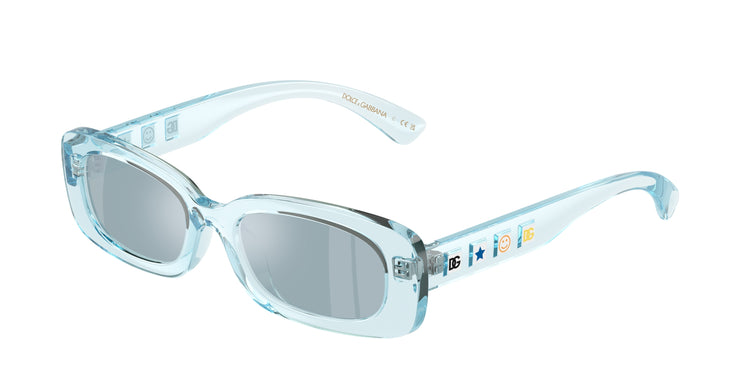 33466J - Transparent Azure / Blue Mirror White