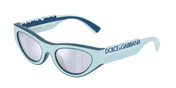 30151U - Azure Rubber/Blue / Dark Violet Mirror Silver