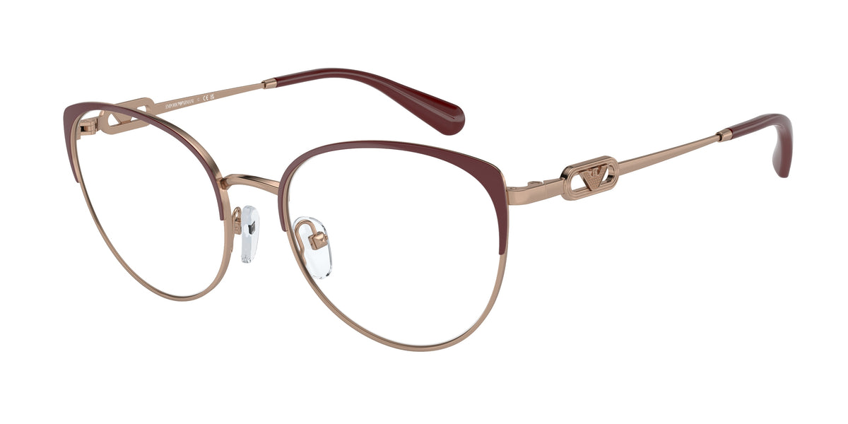 3268 - Shiny Rose Gold/Bordeaux / Demo Lens