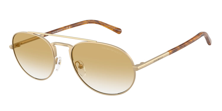 30022Q - Matte Pale Gold / Clear Gradient Yellow