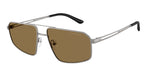 303273 - Brushed Matte Gunmetal / Dark Brown