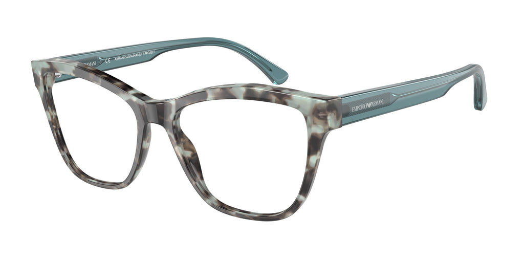 5097 - Shiny Blue Havana / Demo Lens