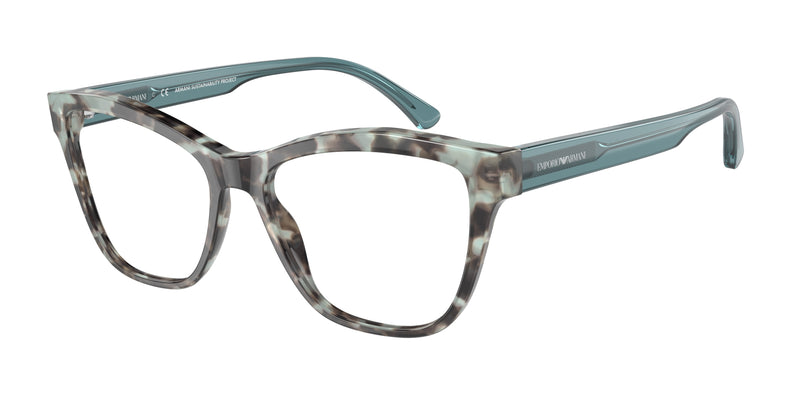 5097 - Shiny Blue Havana / Demo Lens
