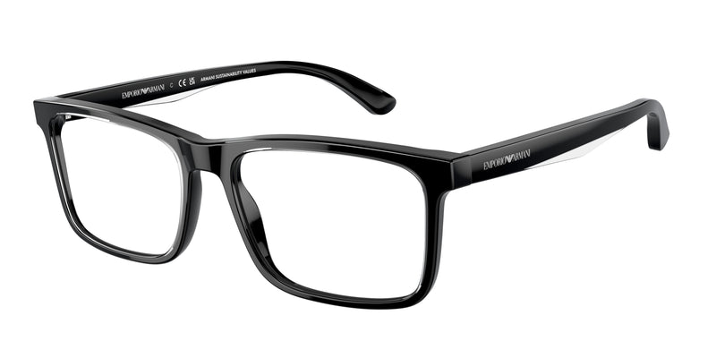 6051 - Shiny Black/Top Crystal / Demo Lens