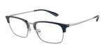 3045 - Shiny Blue/Matte Silver / Transparent