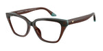 6318 - Transparent Brown/Teal / Demo Lens