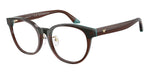 6318 - Transparent Brown/Teal / Demo Lens