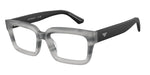 6367 - Striped Havana Grey / Demo Lens