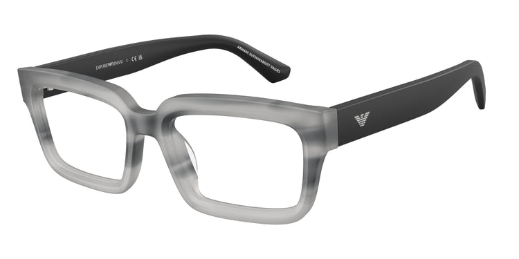 6367 - Striped Havana Grey / Demo Lens