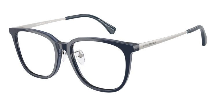 6256 - Shiny Blue/Transparent Blue / Demo Lens
