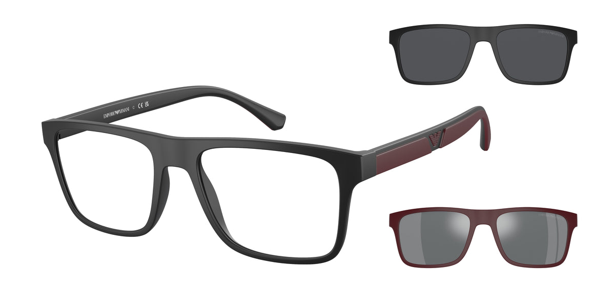 50421W - Matte Black / Clear