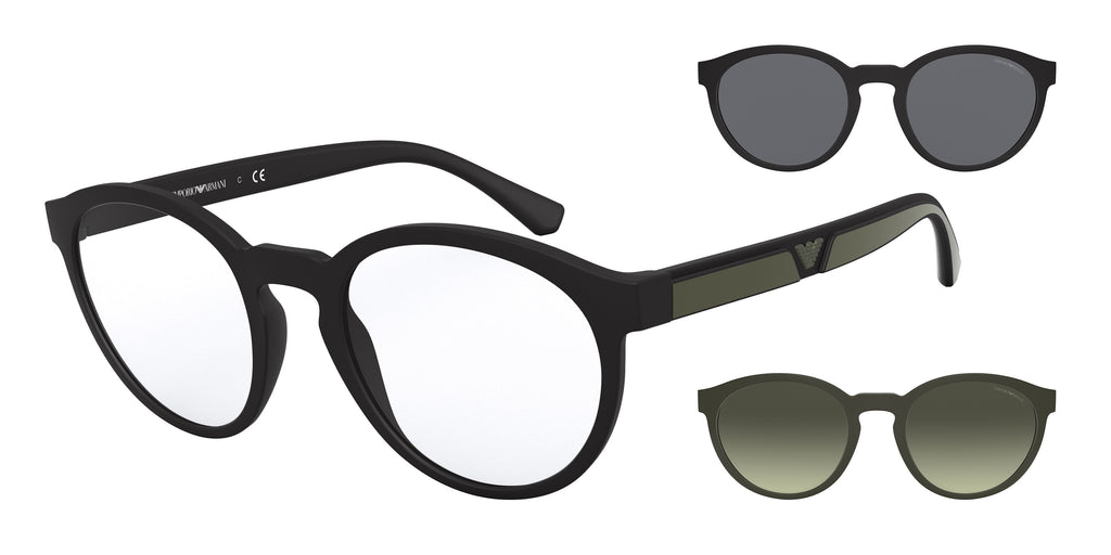 50421W - Matte Black / Clear